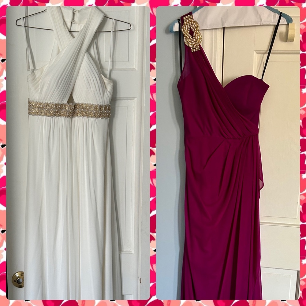 Prom & Formal Dress Bundle – Glamorous Evening Gowns (2 Dresses) Small